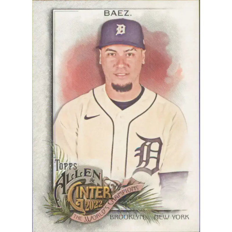 2022 Topps Allen and Ginter #90 Javier Baez NM-MT Detroit Tigers Baseball Card - Baseball Card Single