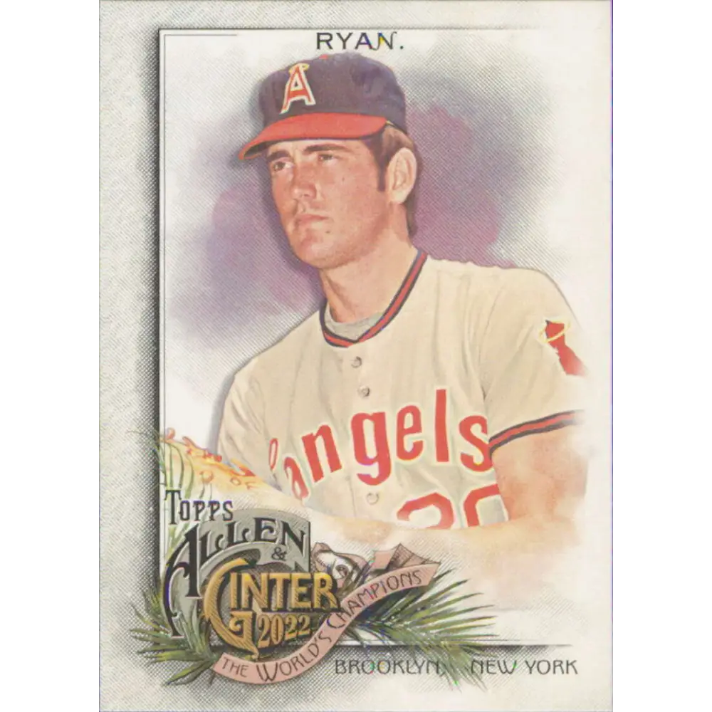 2022 Topps Allen and Ginter #93 Nolan Ryan NM-MT California Angels Baseball Card  Image 1