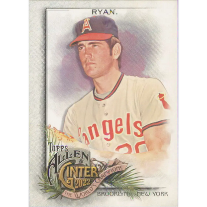 2022 Topps Allen and Ginter #93 Nolan Ryan NM-MT California Angels Baseball Card  Image 1