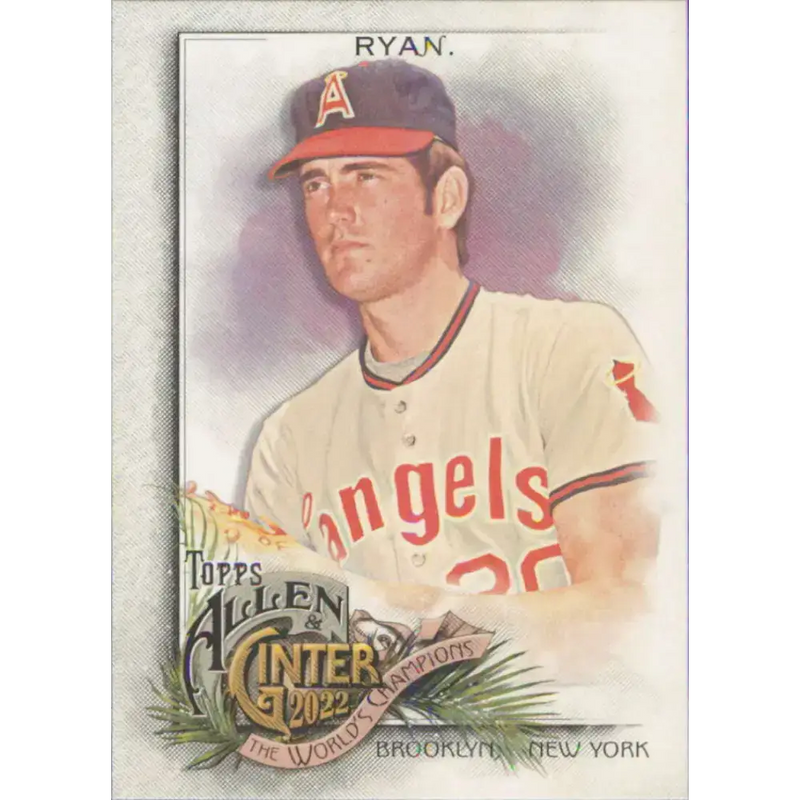 2022 Topps Allen and Ginter #93 Nolan Ryan NM-MT California Angels Baseball Card - Baseball Card Single