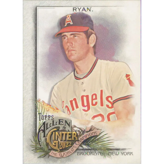 2022 Topps Allen and Ginter #93 Nolan Ryan NM-MT California Angels Baseball Card  Image 1