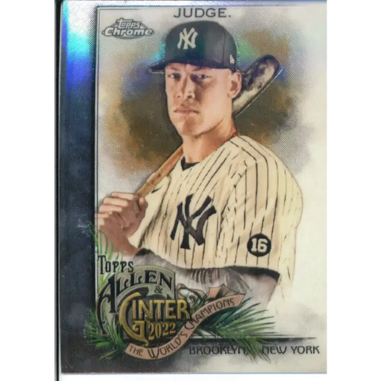 2022 Topps Allen and Ginter Chrome #11 Aaron Judge NM-MT New York Yankees Baseball Card