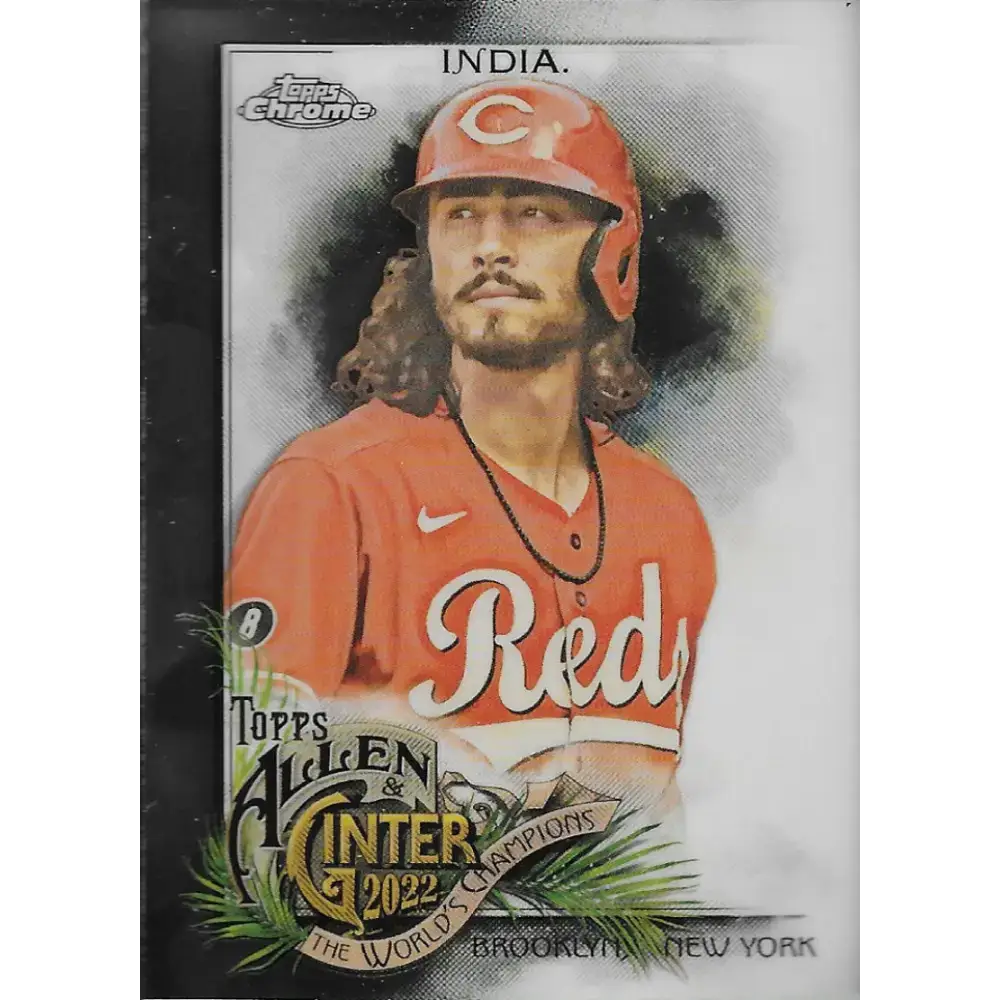 2022 Topps Allen and Ginter Chrome #182 Jonathan India NM-MT Cincinnati Reds Baseball Card - Baseball Card Single