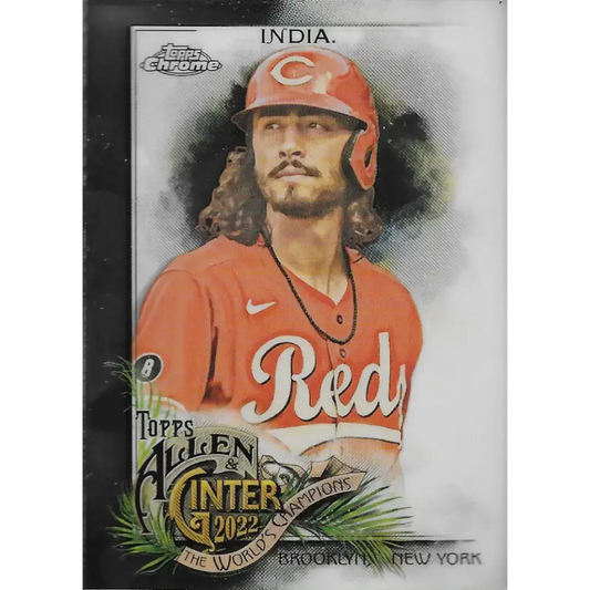 2022 Topps Allen and Ginter Chrome #182 Jonathan India NM-MT Cincinnati Reds Baseball Card - Baseball Card Single