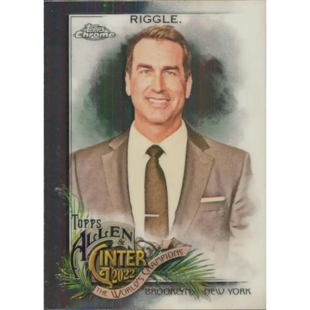 2022 Topps Allen and Ginter Chrome #189 Rob Riggle NM-MT Baseball Card - Baseball Card Single