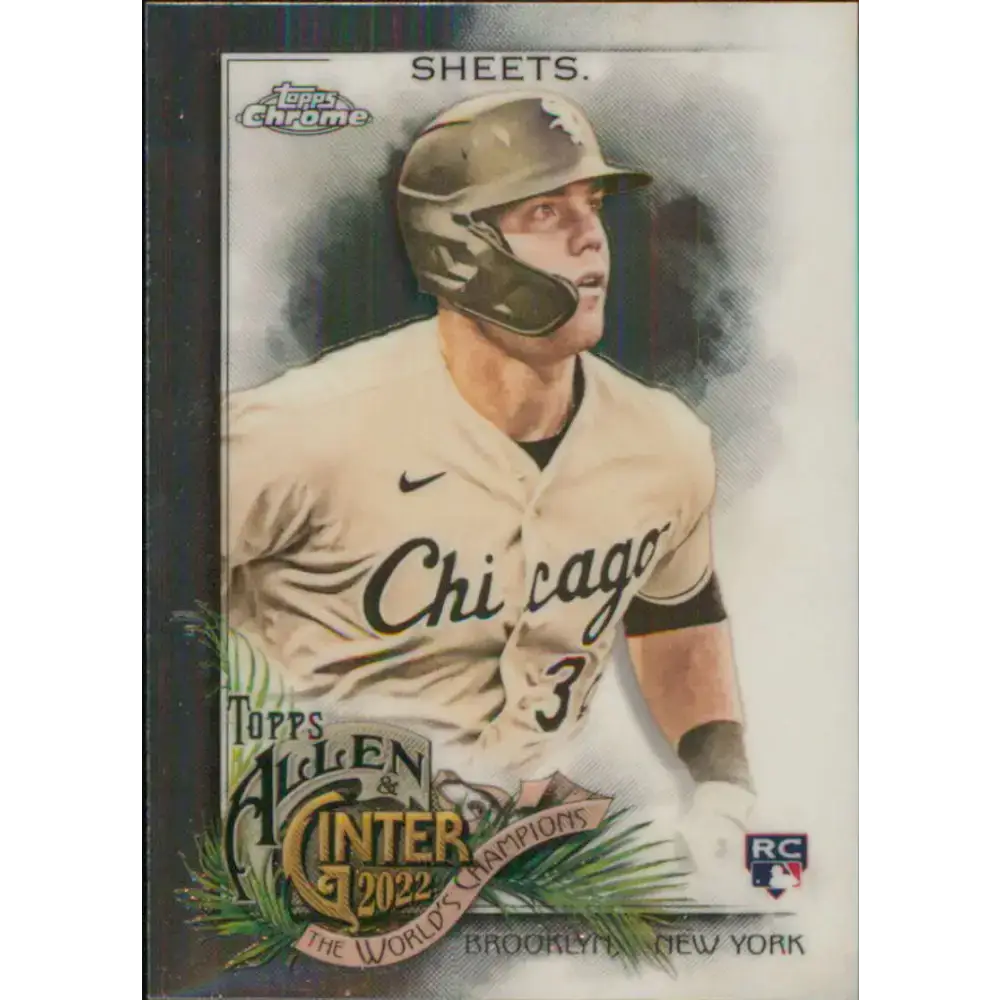 2022 Topps Allen and Ginter Chrome #195 Gavin Sheets NM-MT RC Rookie Chicago White Sox Baseball Card - Baseball Card