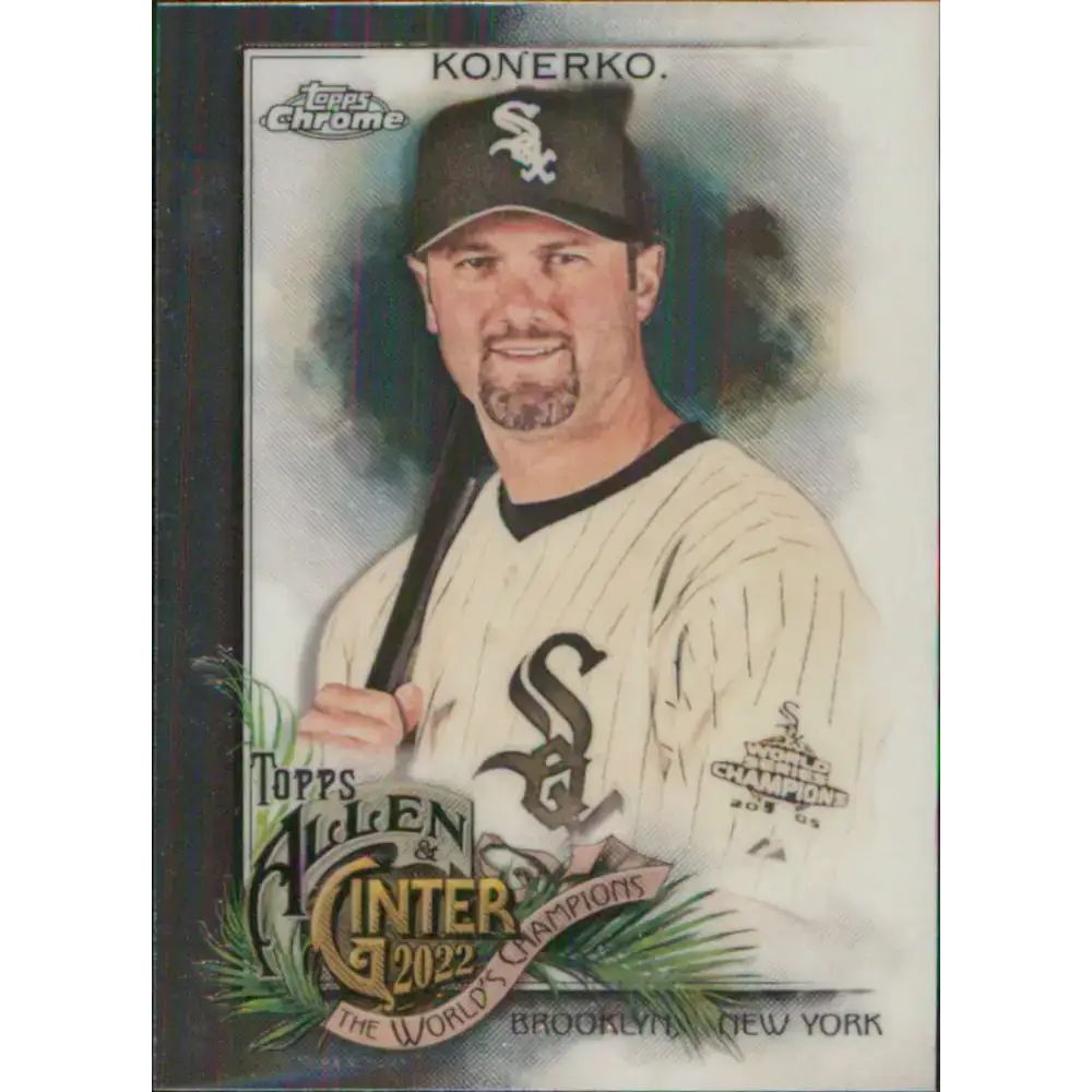 2022 Topps Allen and Ginter Chrome #200 Paul Konerko NM-MT Chicago White Sox Baseball Card - Baseball Card Single