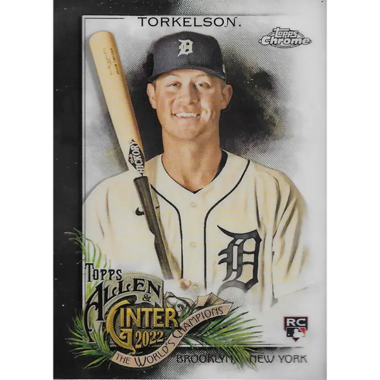 2022 Topps Allen and Ginter Chrome #208 Spencer Torkelson NM-MT RC Rookie Detroit Tigers Baseball Card - Baseball Card