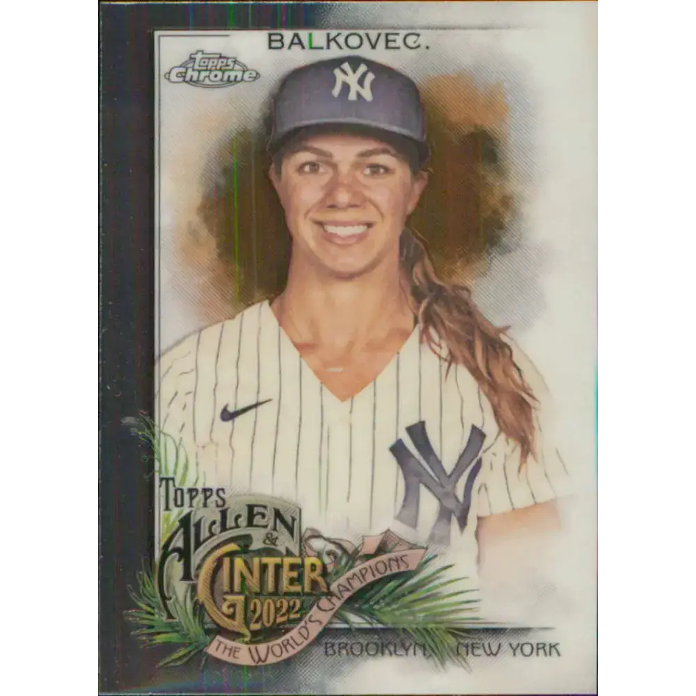 2022 Topps Allen and Ginter Chrome #213 Rachel Balkovec NM-MT Baseball Card - Baseball Card Single