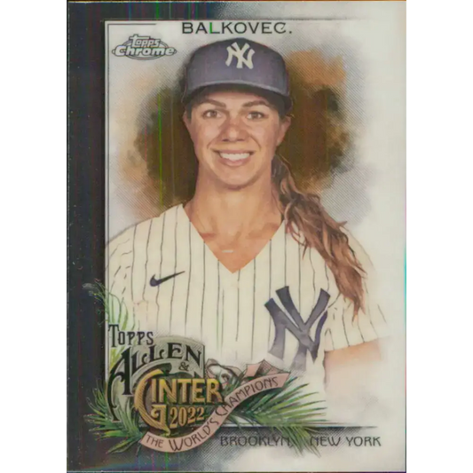 2022 Topps Allen and Ginter Chrome #213 Rachel Balkovec NM-MT Baseball Card - Baseball Card Single
