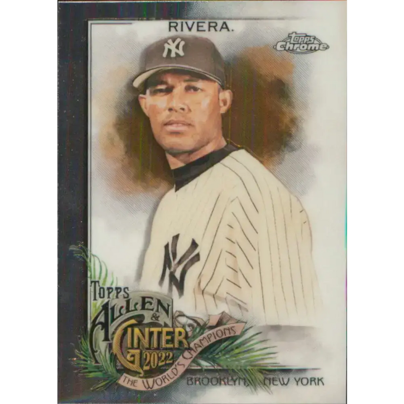 2022 Topps Allen and Ginter Chrome #22 Mariano Rivera NM-MT New York Yankees Baseball Card - Baseball Card Single