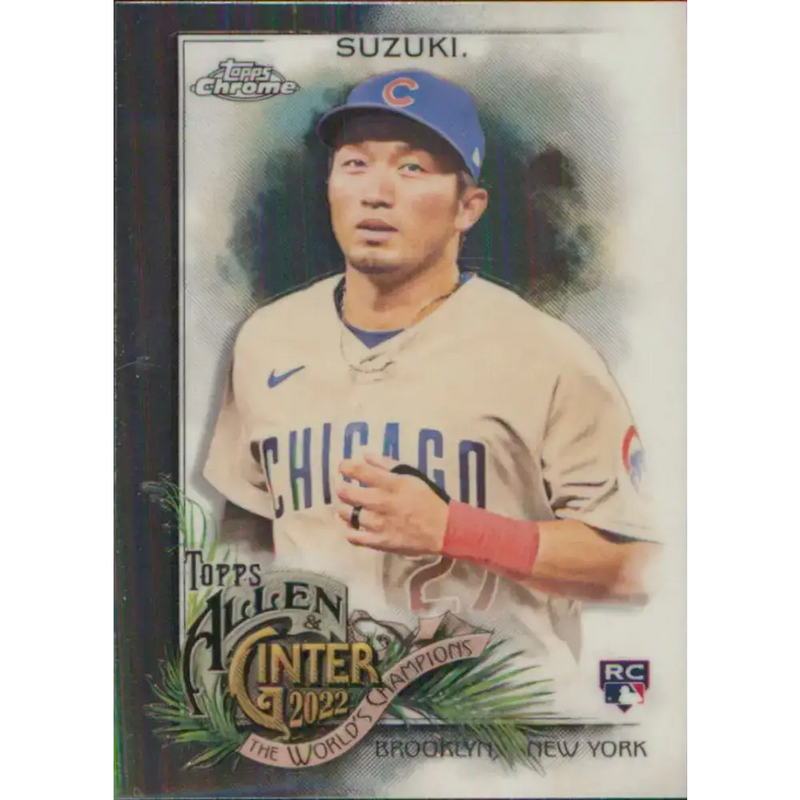 2022 Topps Allen and Ginter Chrome #235 Seiya Suzuki NM-MT RC Rookie Chicago Cubs Baseball Card - Baseball Card Single