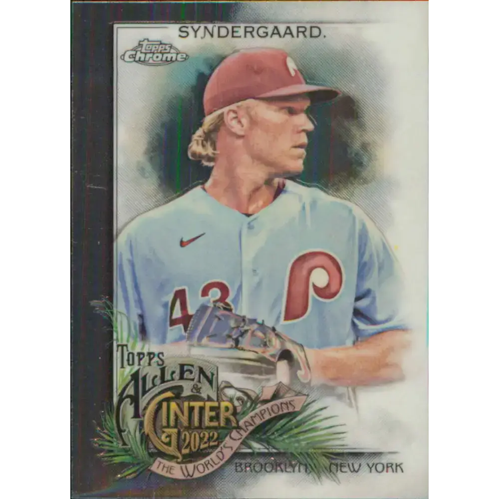 2022 Topps Allen and Ginter Chrome #237 Noah Syndergaard NM-MT Philadelphia Phillies Baseball Card - Baseball Card