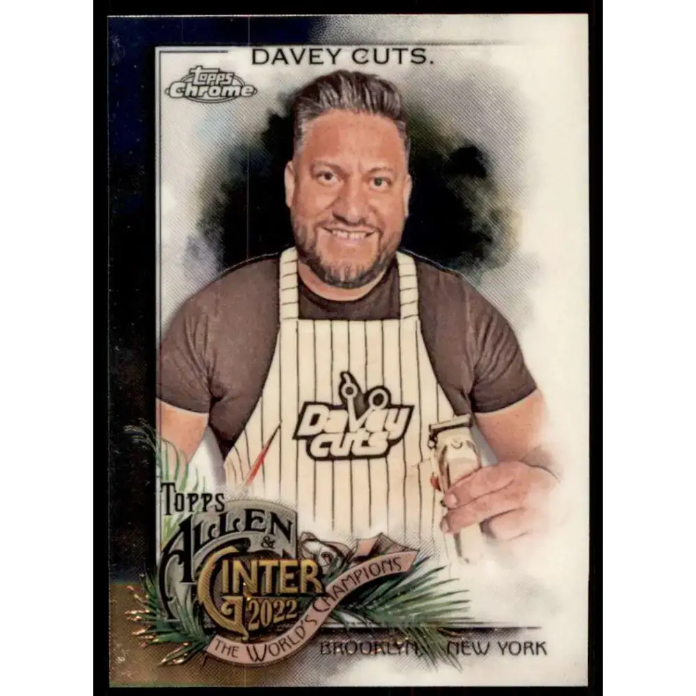 2022 Topps Allen and Ginter Chrome #262 Davey Cuts NM-MT Baseball Card - Baseball Card Single