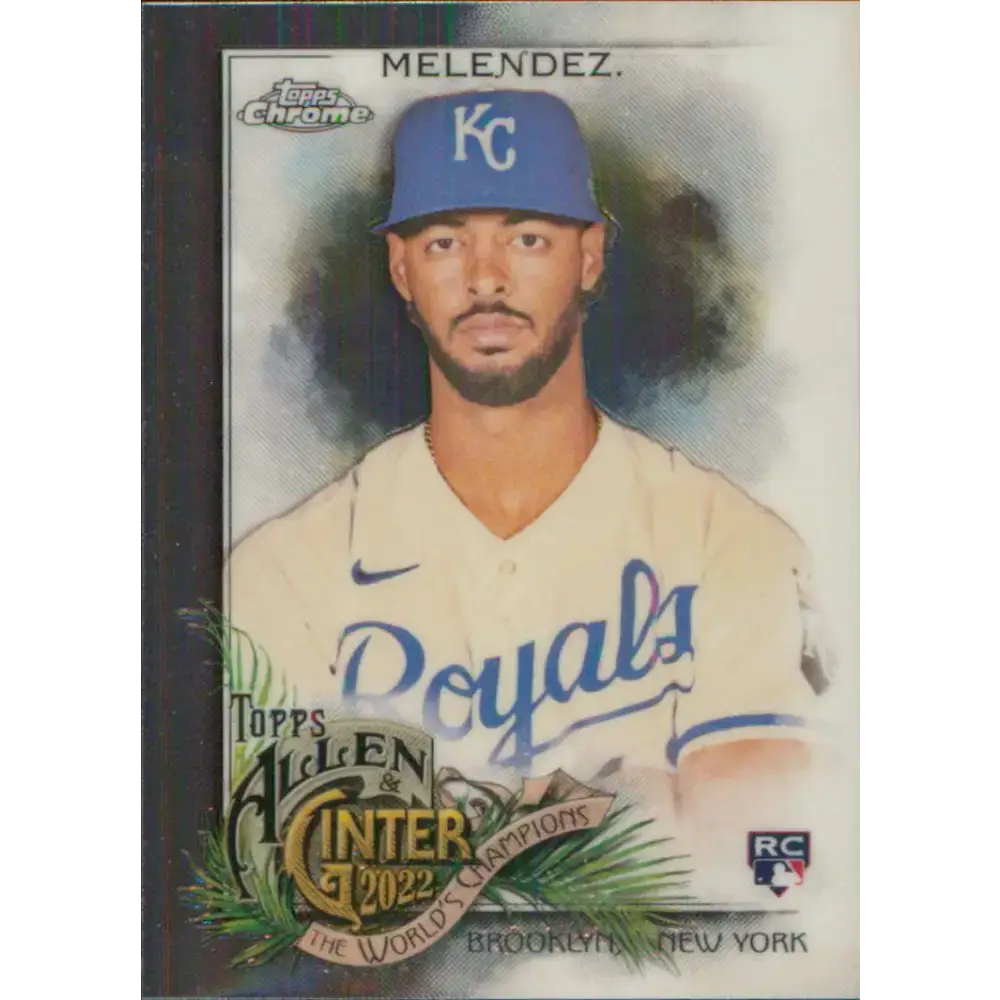2022 Topps Allen and Ginter Chrome #264 MJ Melendez NM-MT RC Rookie Kansas City Royals Baseball Card - Baseball Card