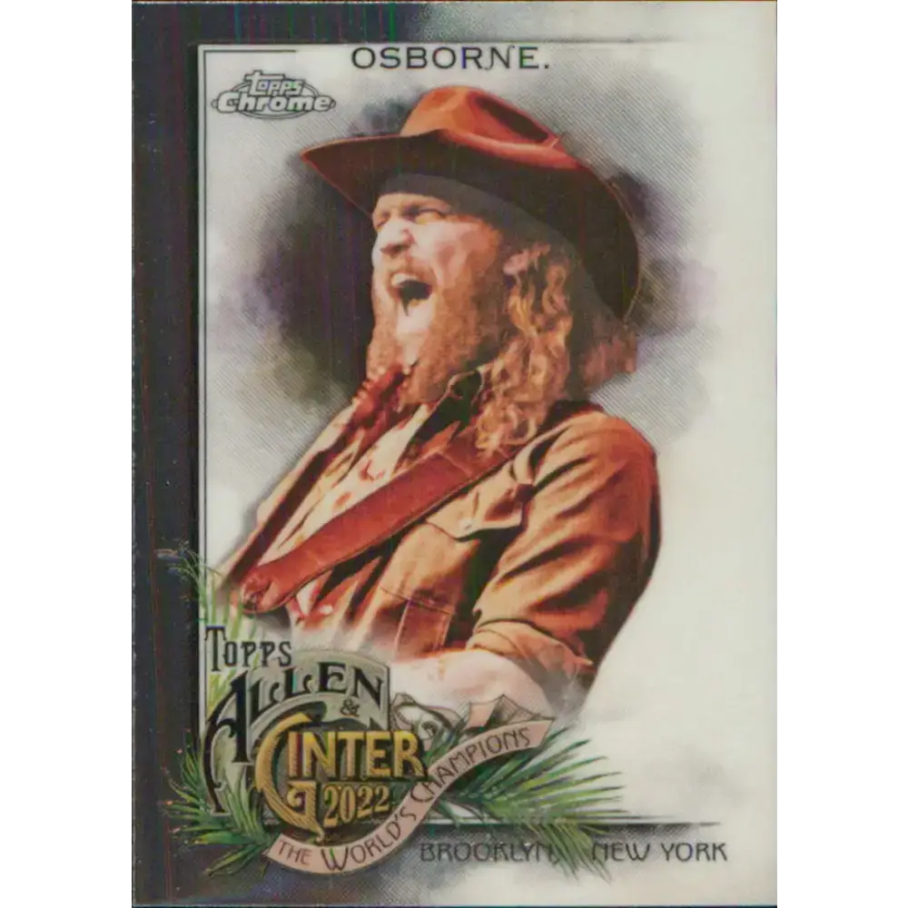 2022 Topps Allen and Ginter Chrome #265 John Osborne NM-MT Baseball Card - Baseball Card Single