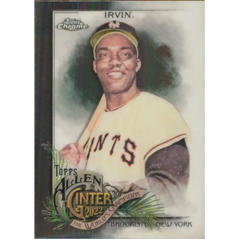2022 Topps Allen and Ginter Chrome #273 Monte Irvin NM-MT New York Giants Baseball Card - Baseball Card Single