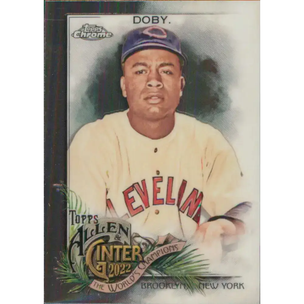 2022 Topps Allen and Ginter Chrome #279 Larry Doby NM-MT Cleveland Baseball Card - Baseball Card Single