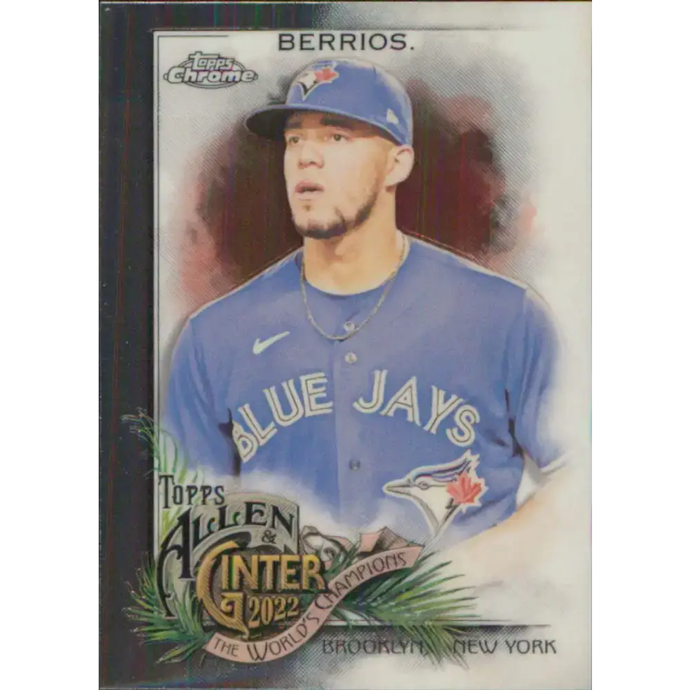 2022 Topps Allen and Ginter Chrome #286 Jose Berrios NM-MT Toronto Blue Jays Baseball Card - Baseball Card Single