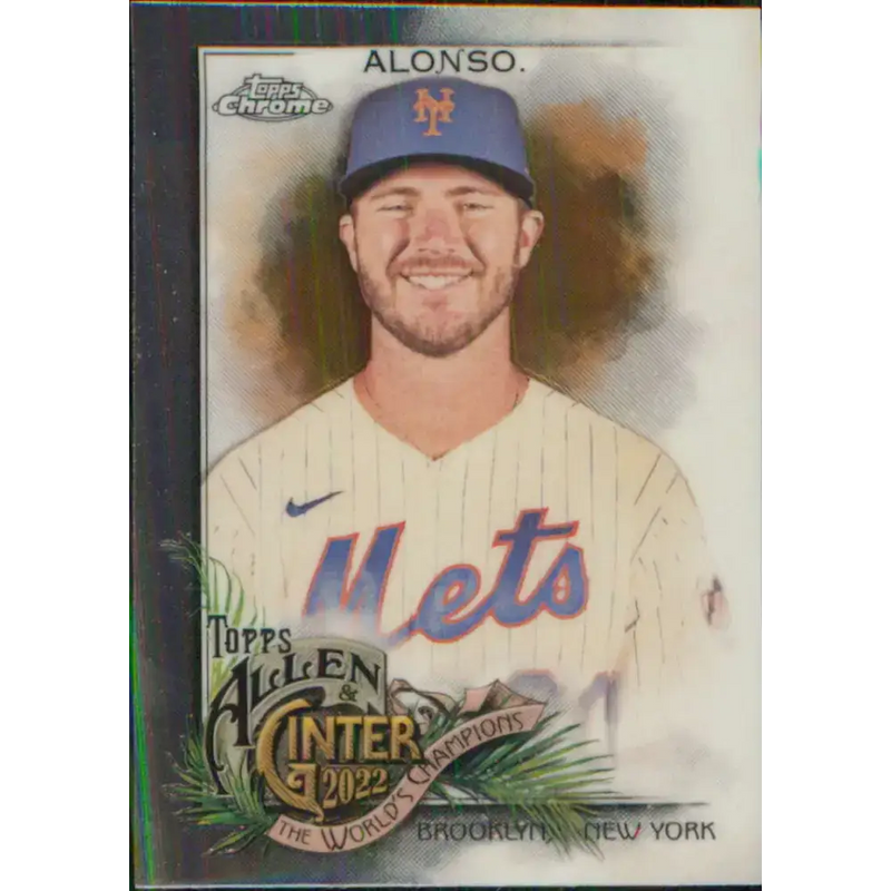 2022 Topps Allen and Ginter Chrome #29 Pete Alonso NM-MT New York Mets Baseball Card - Baseball Card Single