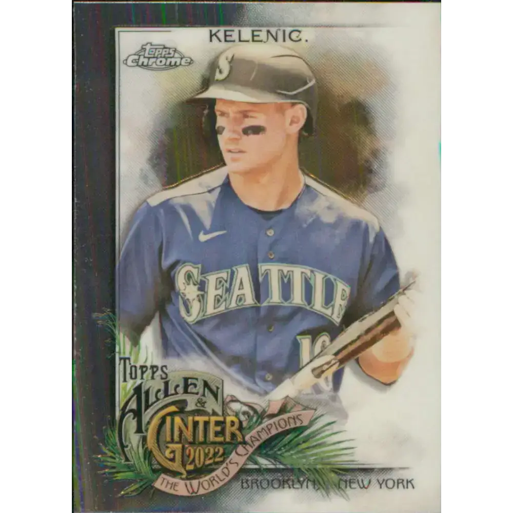 2022 Topps Allen and Ginter Chrome #36 Jarred Kelenic NM-MT Seattle Mariners Baseball Card - Baseball Card Single