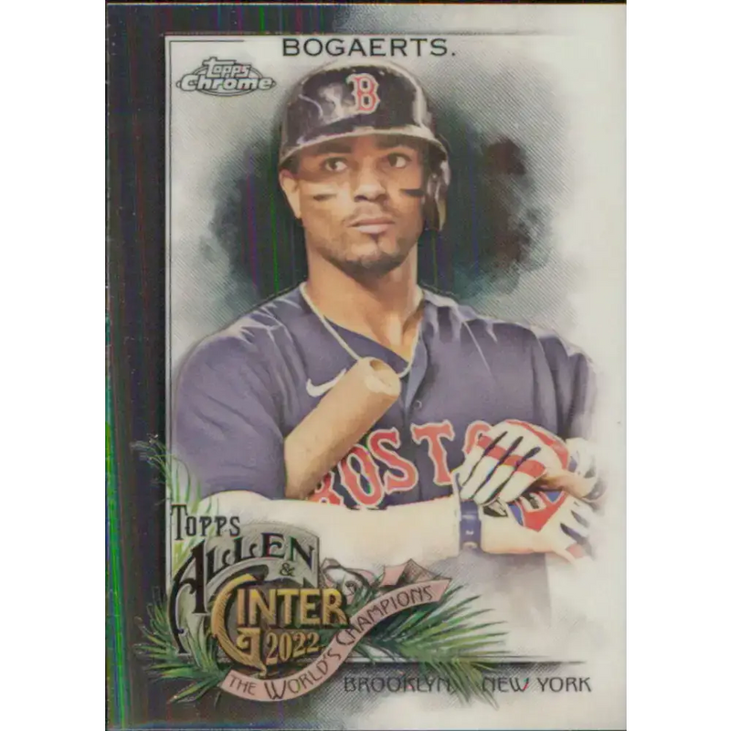 2022 Topps Allen and Ginter Chrome #43 Xander Bogaerts NM-MT Boston Red Sox Baseball Card - Baseball Card Single