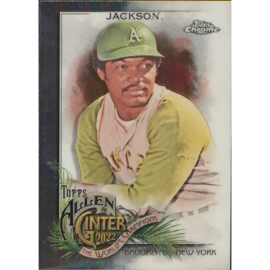 2022 Topps Allen and Ginter Chrome #5 Reggie Jackson NM-MT Oakland Athletics Baseball Card - Baseball Card Single