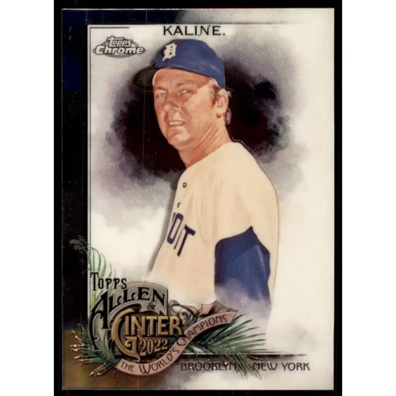 2022 Topps Allen and Ginter Chrome #59 Al Kaline NM-MT Detroit Tigers Baseball Card - Baseball Card Single