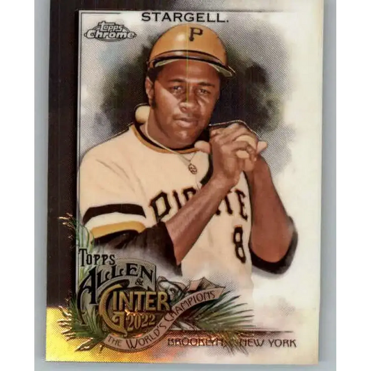 2022 Topps Allen and Ginter Chrome #63 Willie Stargell NM-MT Pittsburgh Pirates Baseball Card - Baseball Card Single