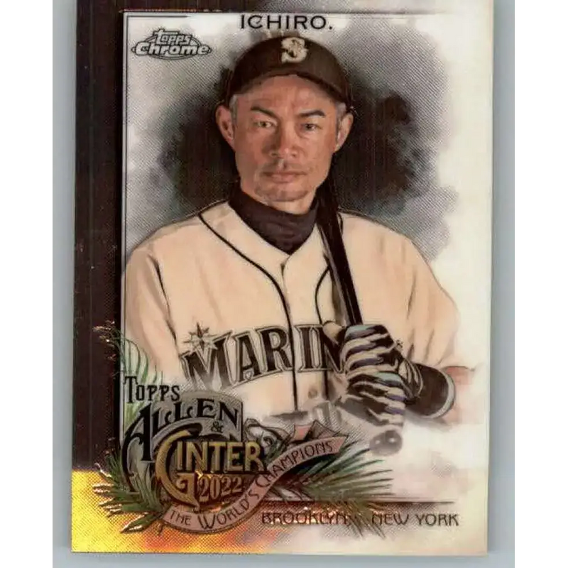2022 Topps Allen and Ginter Chrome #66 Ichiro NM-MT Seattle Mariners Baseball Card - Baseball Card Single