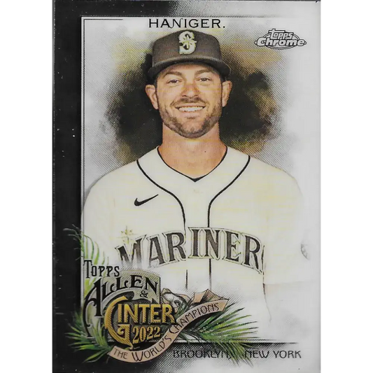 2022 Topps Allen and Ginter Chrome #72 Mitch Haniger NM-MT Seattle Mariners Baseball Card - Baseball Card Single