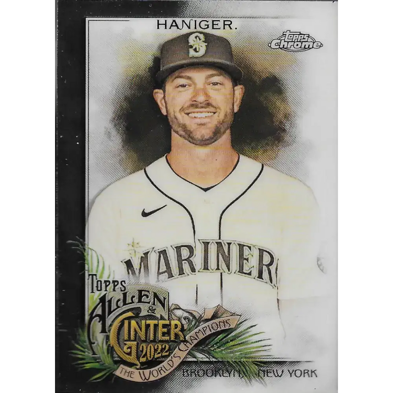 2022 Topps Allen and Ginter Chrome #72 Mitch Haniger NM-MT Seattle Mariners Baseball Card - Baseball Card Single