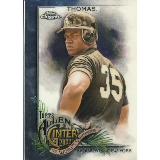 2022 Topps Allen and Ginter Chrome #9 Frank Thomas NM-MT Chicago White Sox Baseball Card - Baseball Card Single