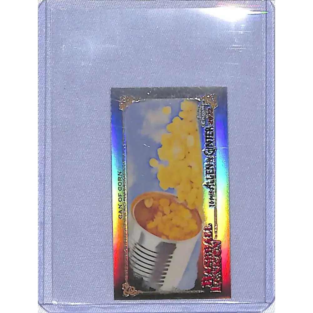 2022 Topps Allen and Ginter Chrome Baseball Lexicon Minis #BL-1 Can Of Corn NM-MT Baseball Card - Baseball Card Single