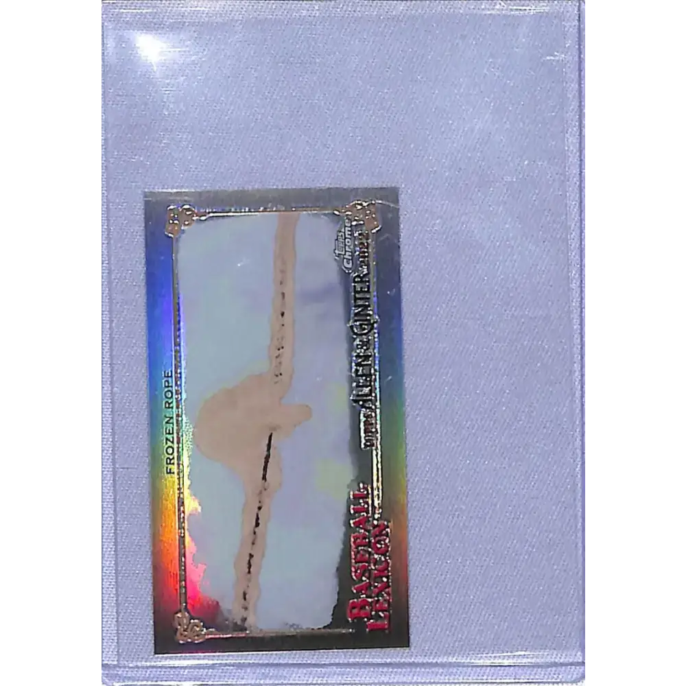 2022 Topps Allen and Ginter Chrome Baseball Lexicon Minis #BL-9 Frozen Rope NM-MT Baseball Card - Baseball Card Single