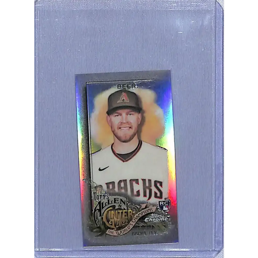 2022 Topps Allen and Ginter Chrome Mini Refractor #162 Seth Beer NM-MT RC Rookie Arizona Diamondbacks Baseball Card