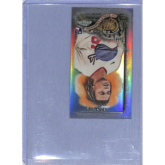 2022 Topps Allen and Ginter Chrome Mini Refractor #218 CJ Abrams NM-MT RC Rookie Washington Nationals Baseball Card