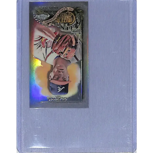 2022 Topps Allen and Ginter Chrome Mini Refractor #252 Tom Glavine NM-MT Atlanta Braves Baseball Card - Baseball Card
