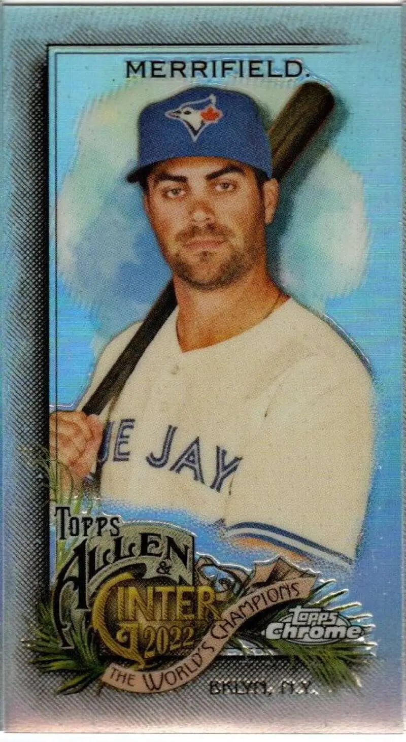 2022 Topps Allen and Ginter Chrome Mini Refractor #28 Whit Merrifield NM-MT Toronto Blue Jays Baseball Card - Baseball