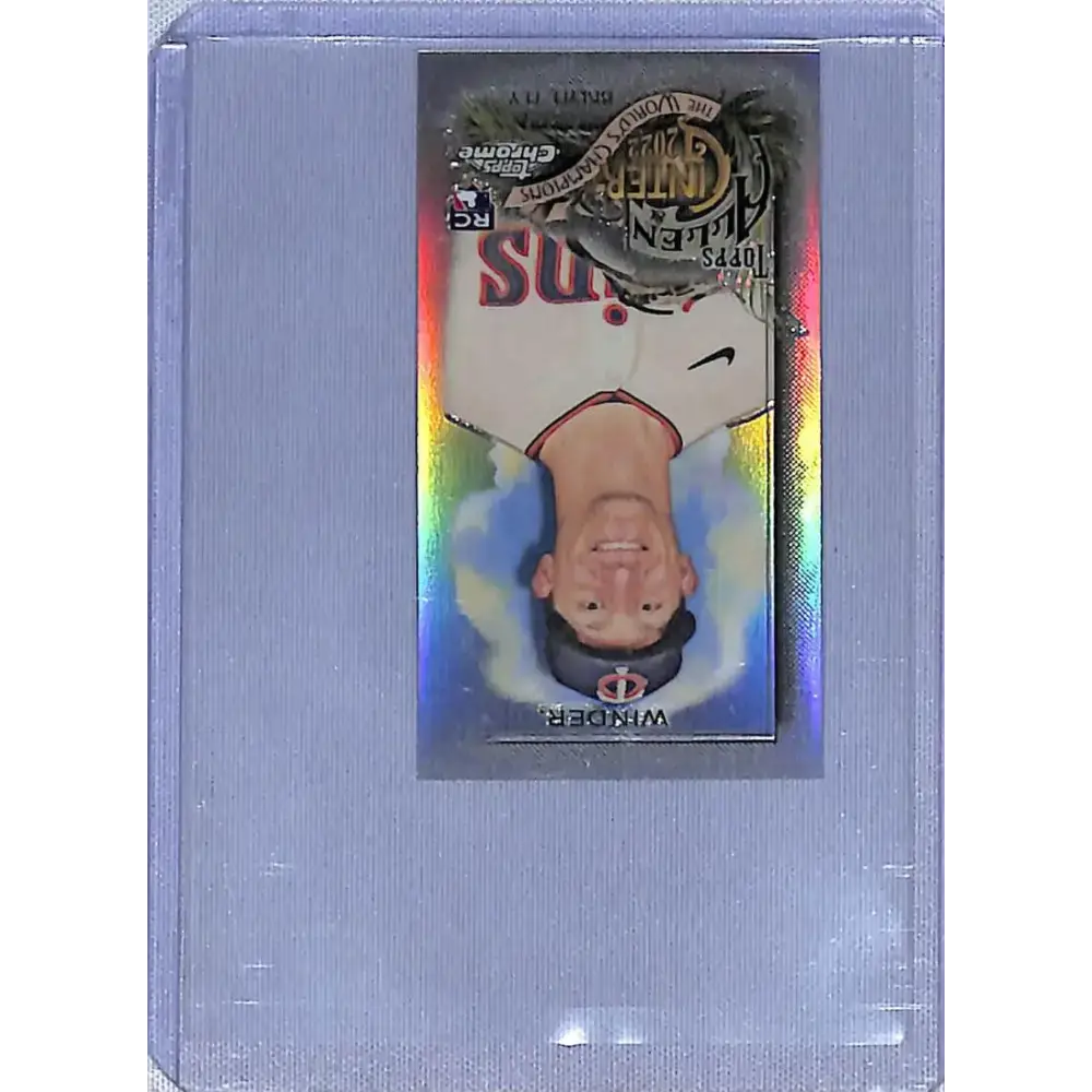 2022 Topps Allen and Ginter Chrome Mini Refractor #294 Josh Winder NM-MT RC Rookie Minnesota Twins Baseball Card