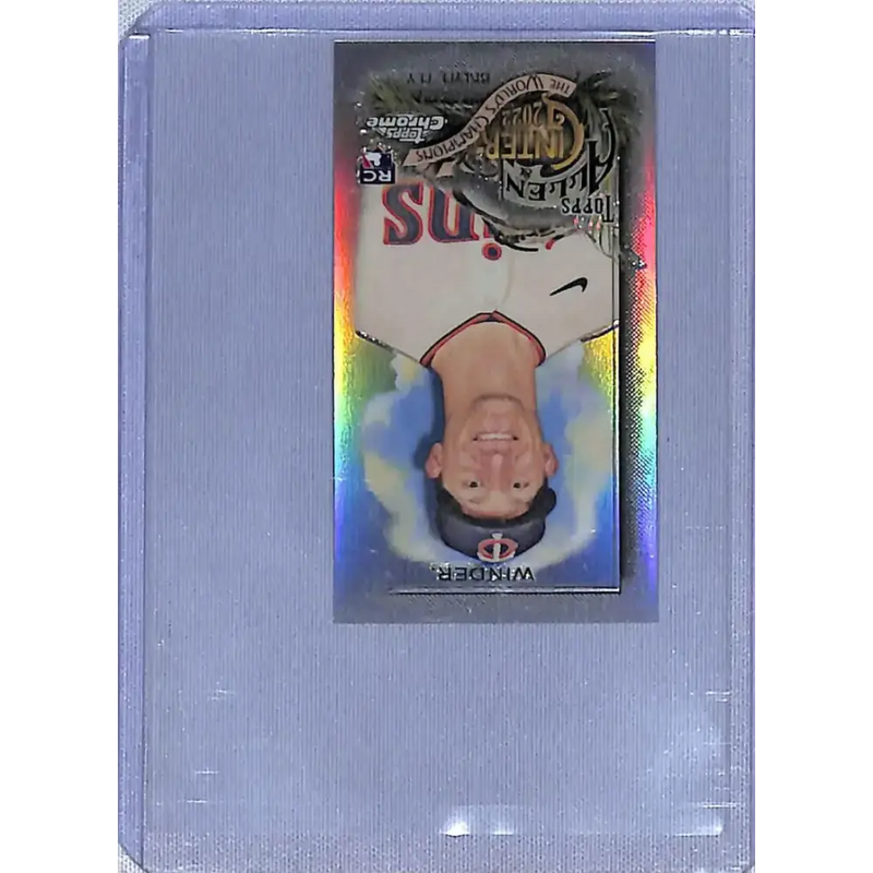 2022 Topps Allen and Ginter Chrome Mini Refractor #294 Josh Winder NM-MT RC Rookie Minnesota Twins Baseball Card