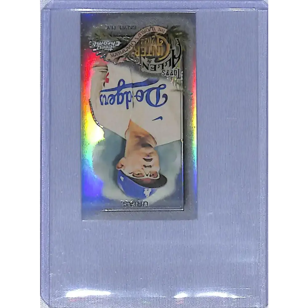 2022 Topps Allen and Ginter Chrome Mini Refractor #299 Julio Urias NM-MT Los Angeles Dodgers Baseball Card - Baseball
