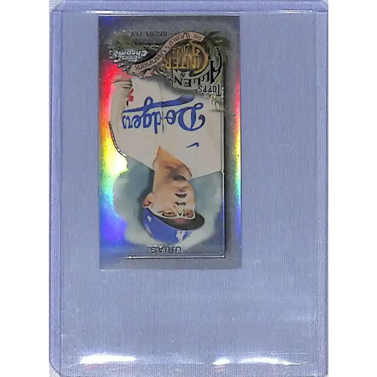 2022 Topps Allen and Ginter Chrome Mini Refractor #299 Julio Urias NM-MT Los Angeles Dodgers Baseball Card - Baseball
