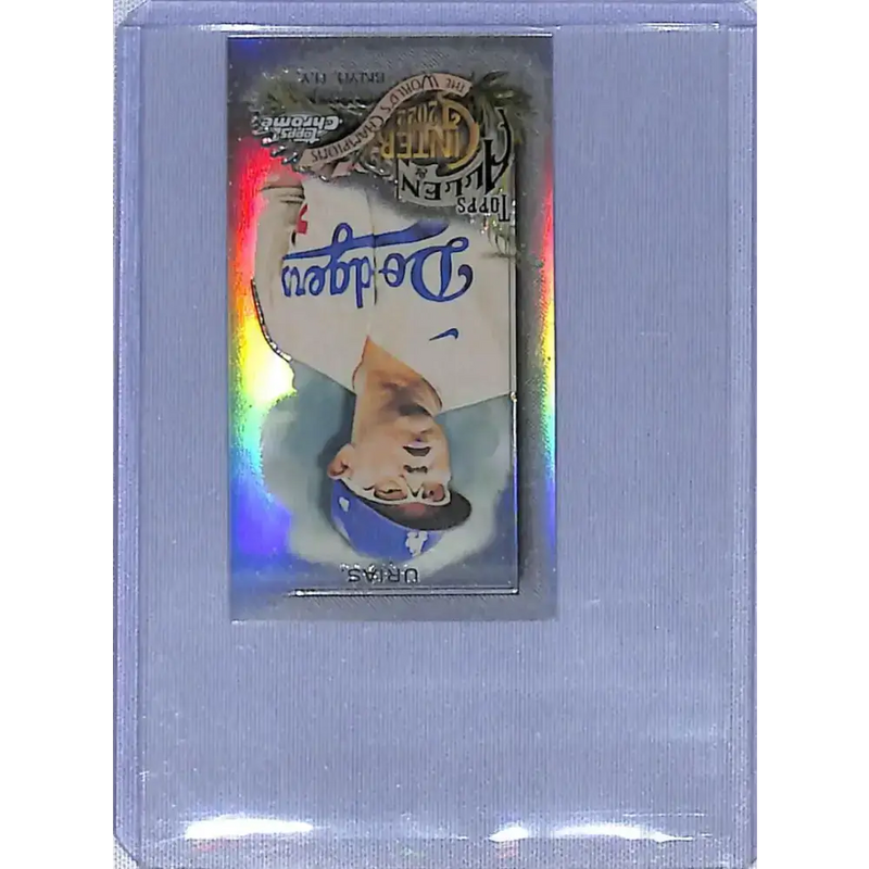 2022 Topps Allen and Ginter Chrome Mini Refractor #299 Julio Urias NM-MT Los Angeles Dodgers Baseball Card - Baseball
