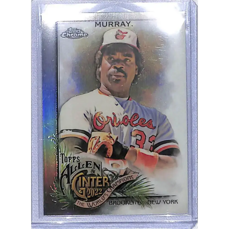 2022 Topps Allen and Ginter Chrome Refractor #44 Eddie Murray NM-MT Baltimore Orioles Baseball Card - Baseball Card