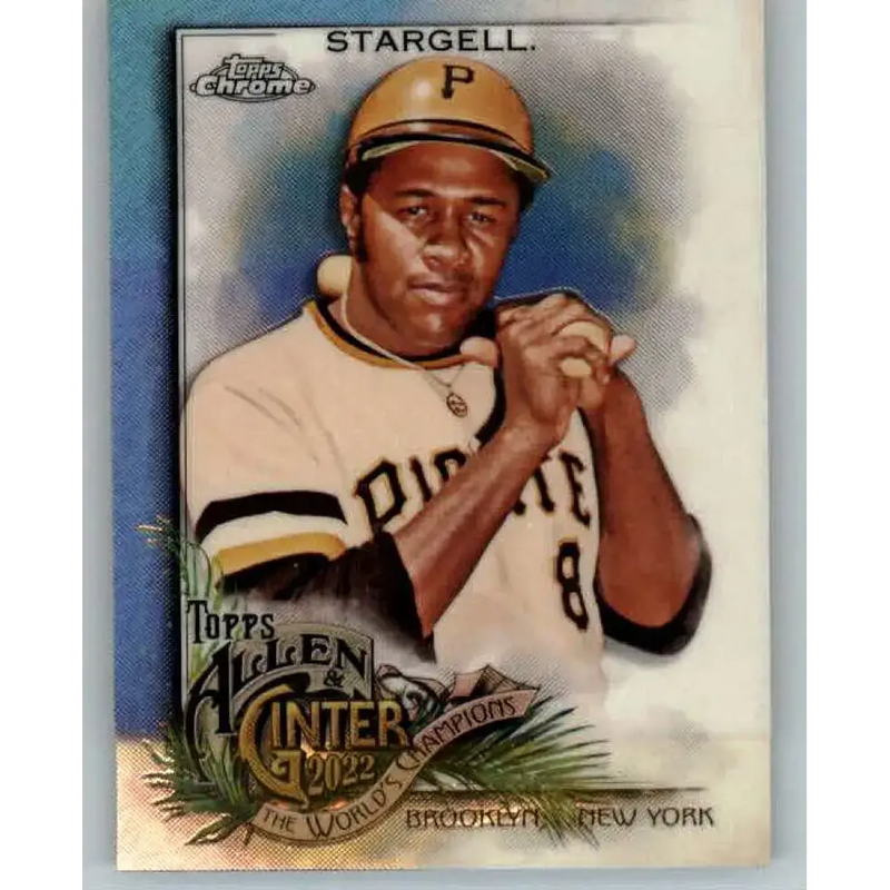 2022 Topps Allen and Ginter Chrome Refractor #63 Willie Stargell NM-MT Pittsburgh Pirates Baseball Card - Baseball Card