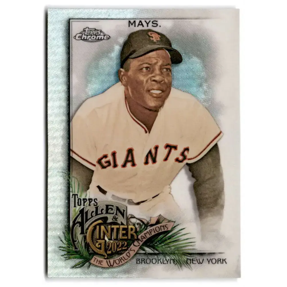 2022 Topps Allen and Ginter Chrome Refractor #64 Willie Mays NM-MT San Francisco Giants Baseball Card - Baseball Card