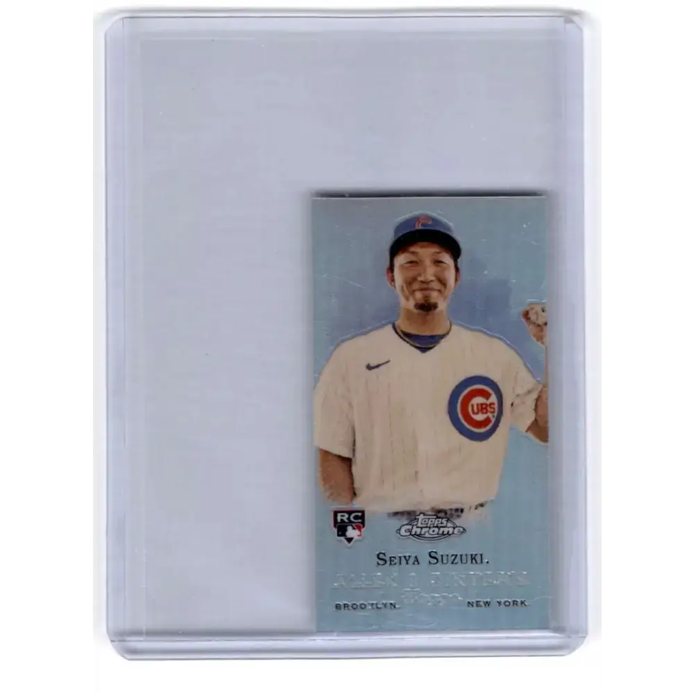 2022 Topps Allen and Ginter Chrome Rookie Design Variation Minis #RDV-7 Seiya Suzuki NM-MT Chicago Cubs