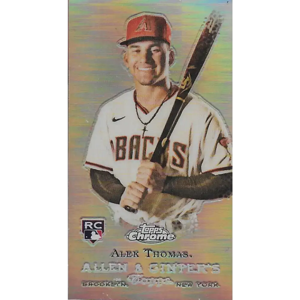 2022 Topps Allen and Ginter Chrome Rookie Design Variation Minis #RDV-14 Alek Thomas NM-MT Arizona Diamondbacks