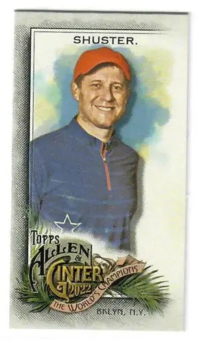 Original gloss Baseball card of John Shuster from Topps Allen Ginter Mini 2022